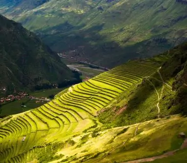 inca platforms of pisac